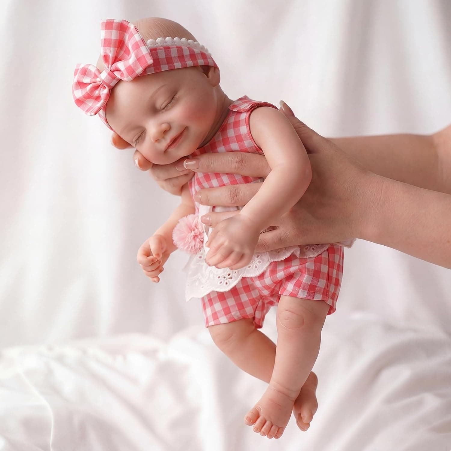 BABESIDE Silicone Baby Doll, 16 Inch Lifelike Reborn Dolls with Accessories | 4Lb Weighted, Sleeping Reborn Baby Dolls Silicone Full Body, Anatomically Correct, Soft-Touch Skin, Gift Box for Kids Age 3+