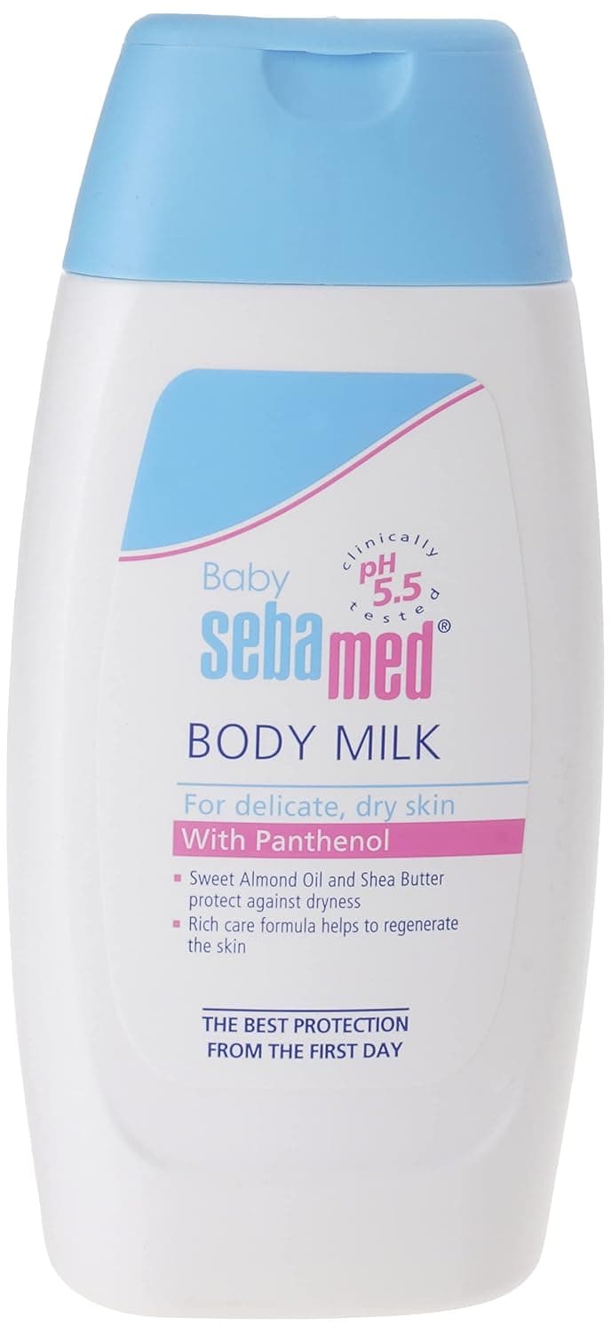 SEBAMED Baby Body Milk, 200 Ml, White