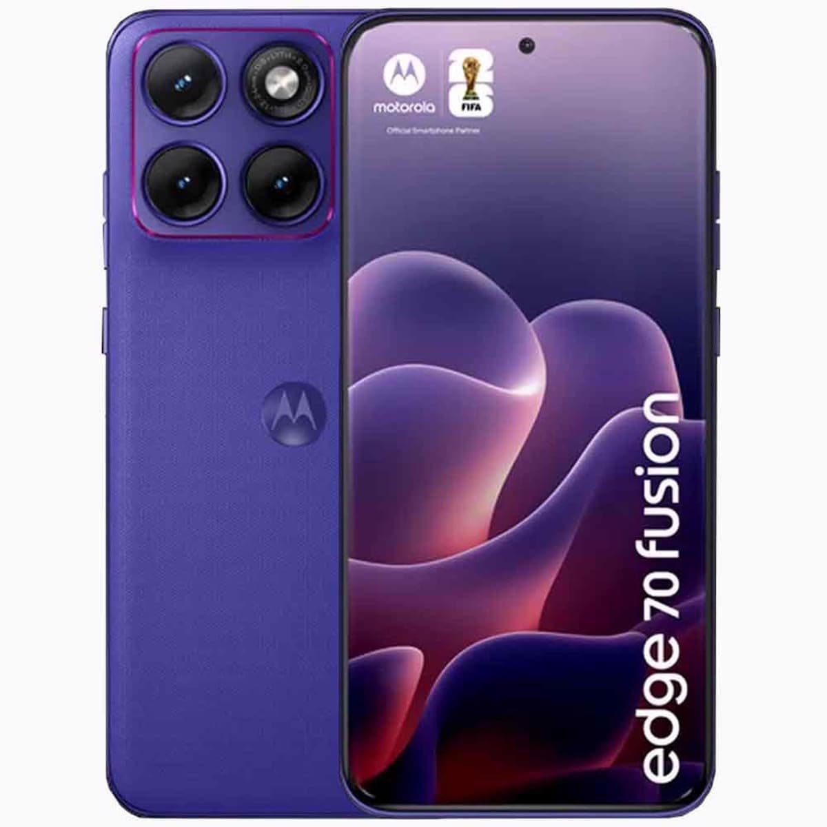Motorola Edge 70 Fusion DUAL-SIM 256GB ROM + 8GB RAM (GSM Only | No CDMA) Factory Unlocked 5G Smartphone (Pantone Purple) - International Version