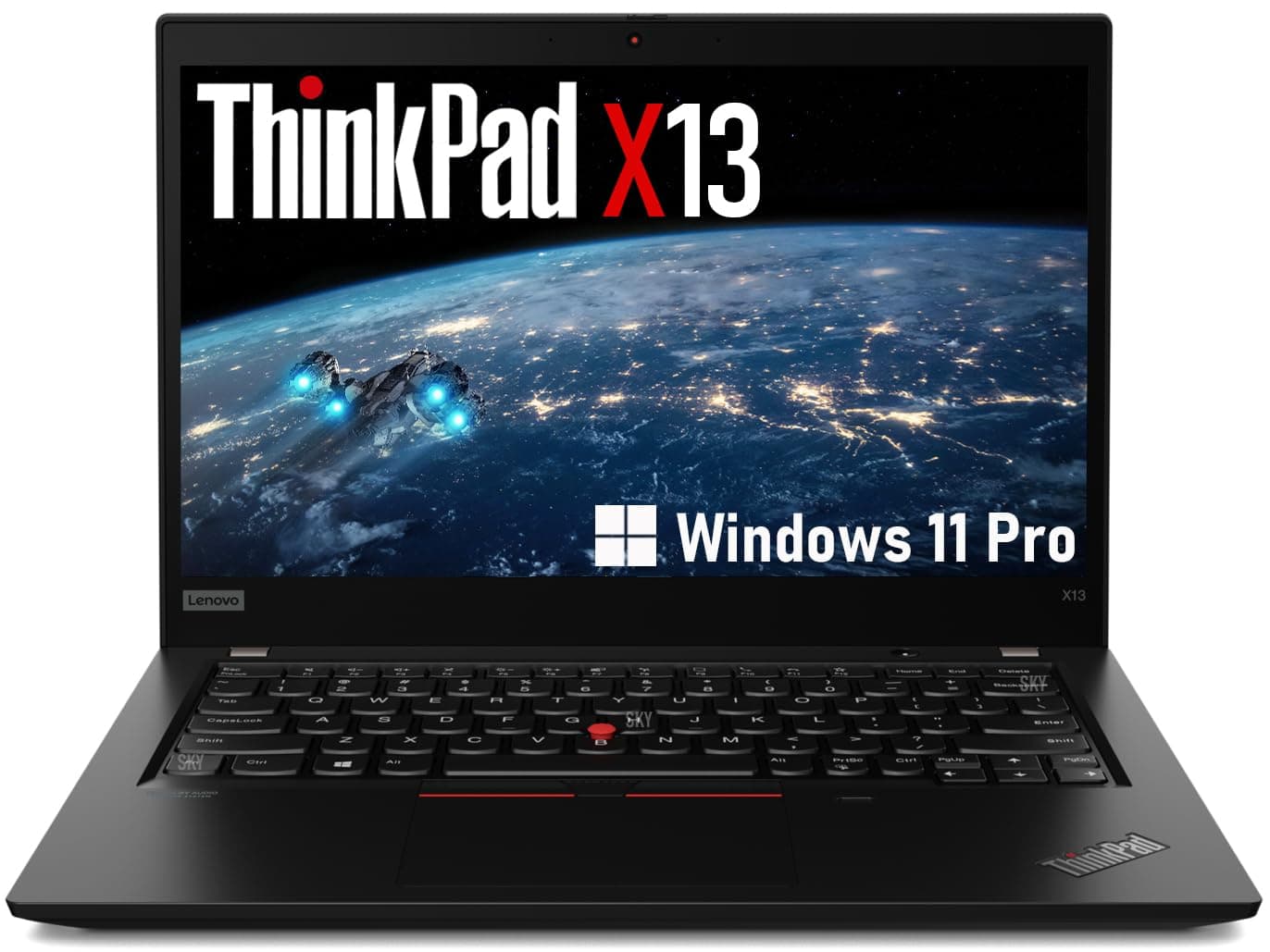 Lenovo ThinkPad X13 Gen 1 13.3-Inch Laptop, 10th Gen Quad-Core i5-10310U up to 4.4GHz, 16GB RAM, 512GB SSD, HDMI, Windows 11 Pro (Renewed)