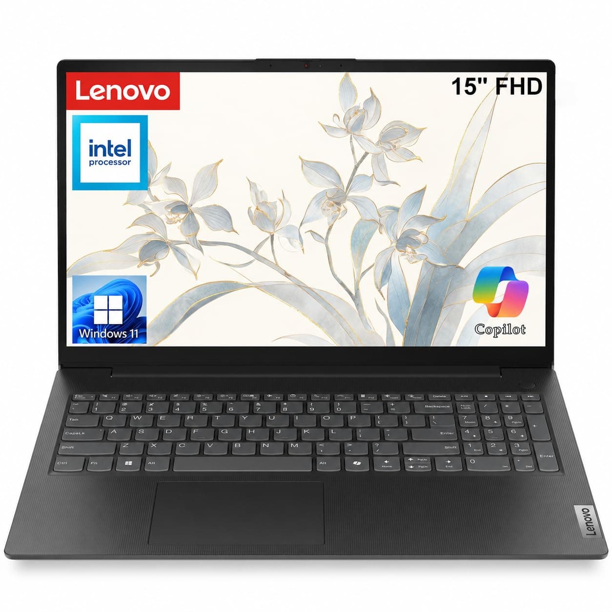 Lenovo Laptop Computer for Home Business, IdeaPad Slim 3, Intel 8-Core i5-13420H (Beat i7-1355U), 16GB DDR5 RAM, 512GB PCIe SSD, 15" FHD+, WiFi 6, Type-C, Copilot AI, Luna Grey, Windows 11 Pro | Copilot AI, Long Battery Life, Lightweight, Numeric Keypad, Microsoft 365, Windows 11 for Students & Office, Jet Black