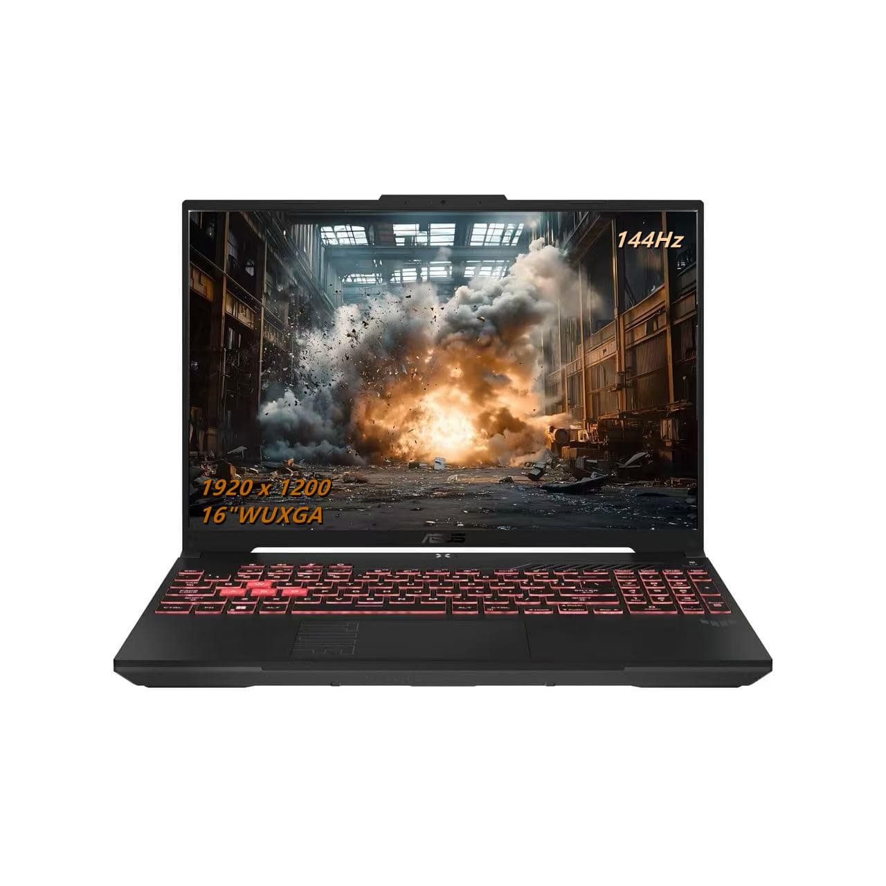 ASUS TUF Gaming A16 Laptop, 16”FHD + 144Hz Gaming Laptop, AMD Ryzen 7-7445HS, NVIDIA GeForce RTX 4050, 16 GB DDR5, 512 GB SSD, BK, Gray, Windows 11 Home, TWE Laptop Foldable Stand
