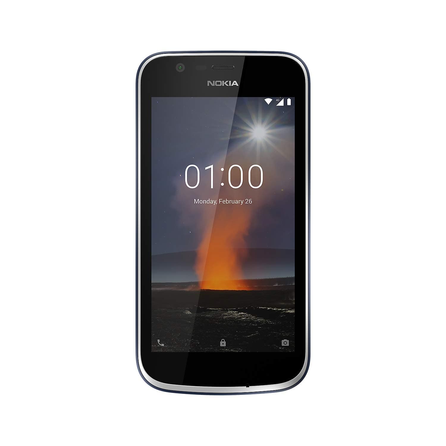 Nokia 1 Dual-SIM 8GB ROM + 1GB RAM (GSM Only | No CDMA) Factory Unlocked 4G/LTE Smartphone (Dark Blue) - International Version