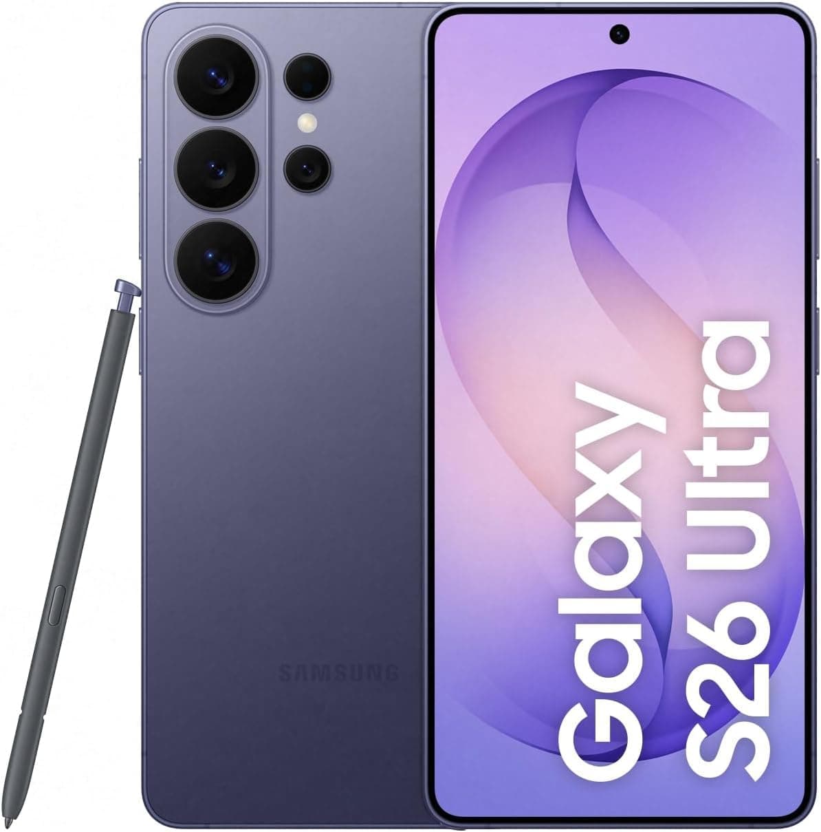 Samsung Galaxy S26 Ultra Violet, 1TB Storage, AI Phone, 16GB RAM, Customized AP, Built-in Privacy Display, Photo Assist, 200MP Camera, 5000mAh Battery (KSA version)