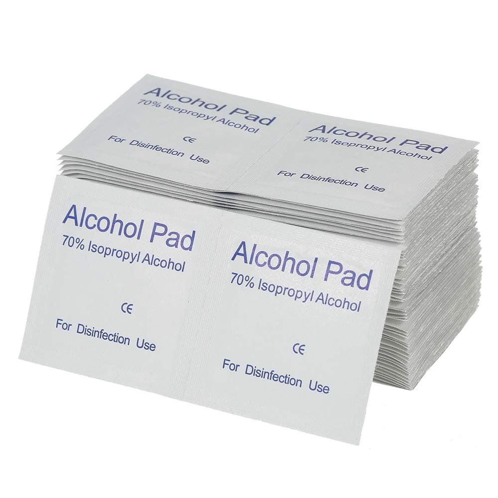 Disposal Alcohol Prep Pads Cleaning Wipes - 200 Pieces
