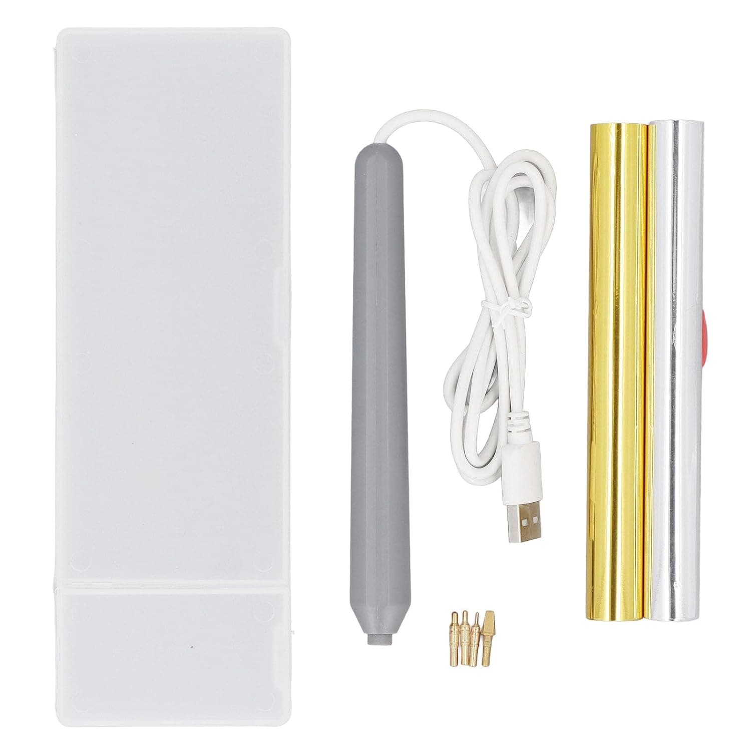 Hot Stamping Pen USB Handheld Lightweight DIY Hot Foil Embossing Tool for Photo Card Craft Scrapbooking Drawing Multifunctional Foil Art Marker