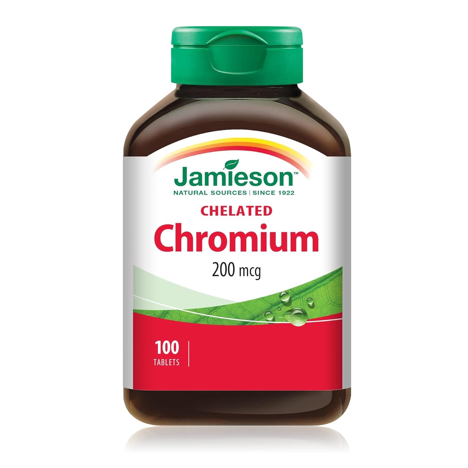 Jamieson Vitamins 200 mcg Chelated Chromium Food Supplement 100 Tablets