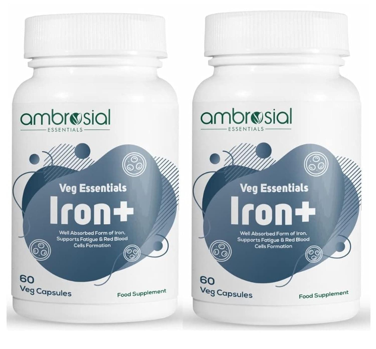 Ambrosial Iron+ 120 Veg Capsules