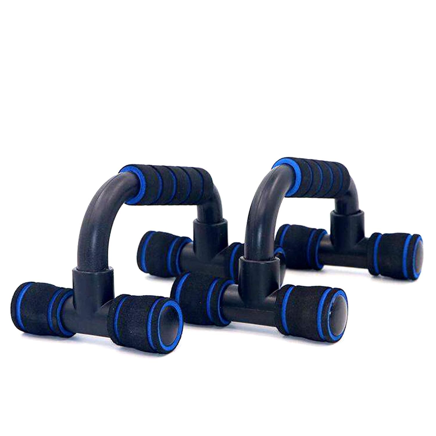 DUT Push up Bars - Pushup Handle, Workout Exercise with Non-Slip Sturdy Structure, Pushup Stands are Great for Home Fitness Training, Strength Workouts, Muscle Ups 2 Pack (Blue)