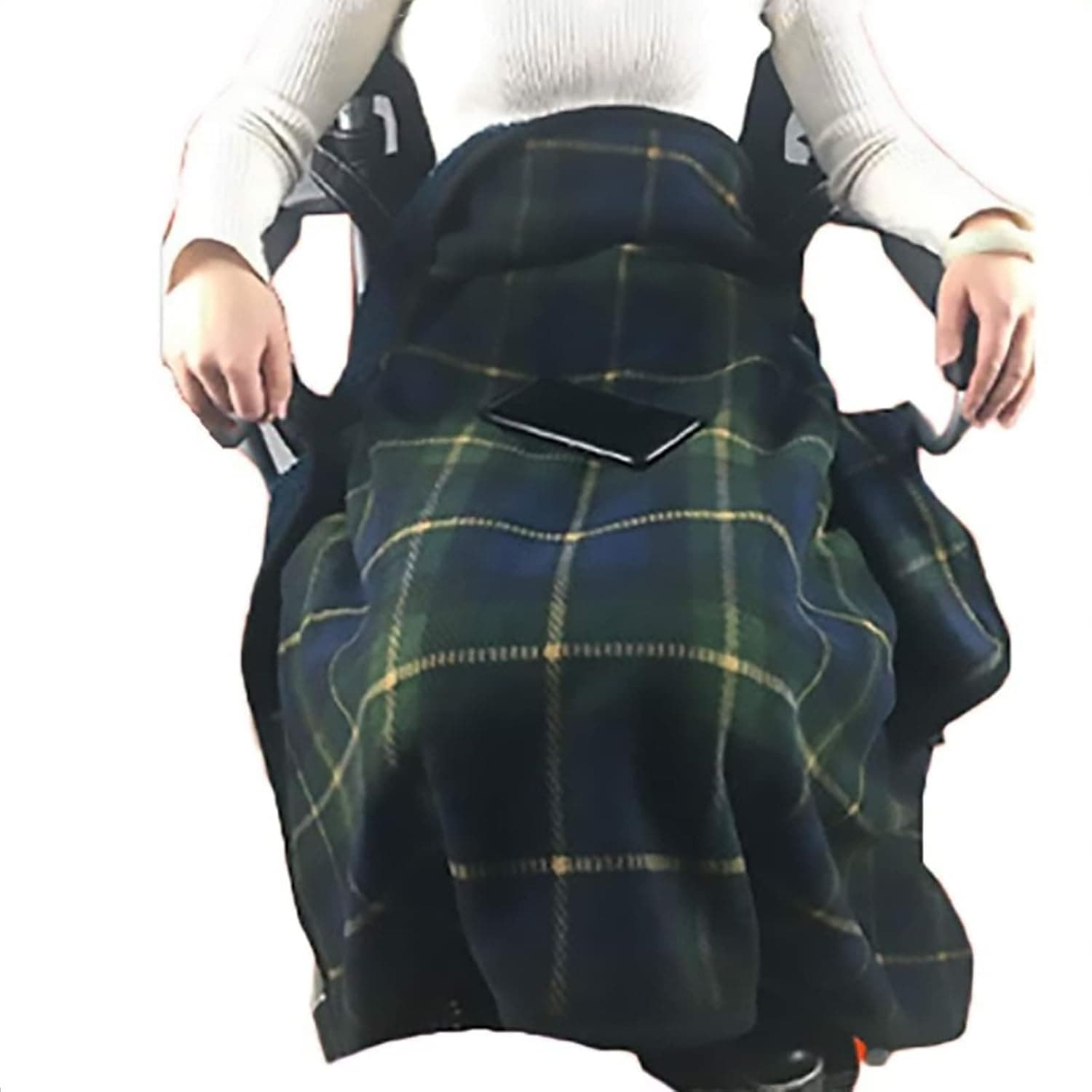 Wheelchair warmer cover blanket, multi-purpose thickening cloak the old man shawl knee autumn and winter heating blanket