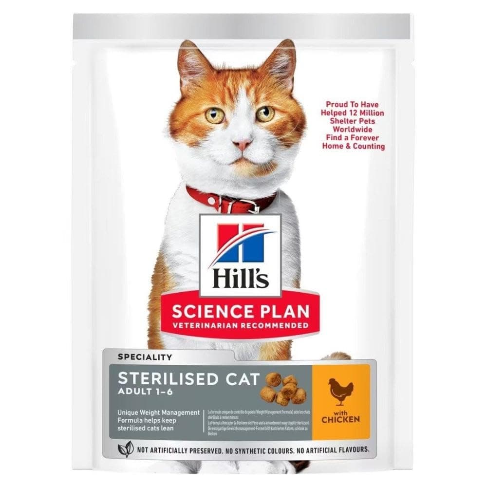 Hills Chicken Dry food for Sterelized Cats, 1.5 kg