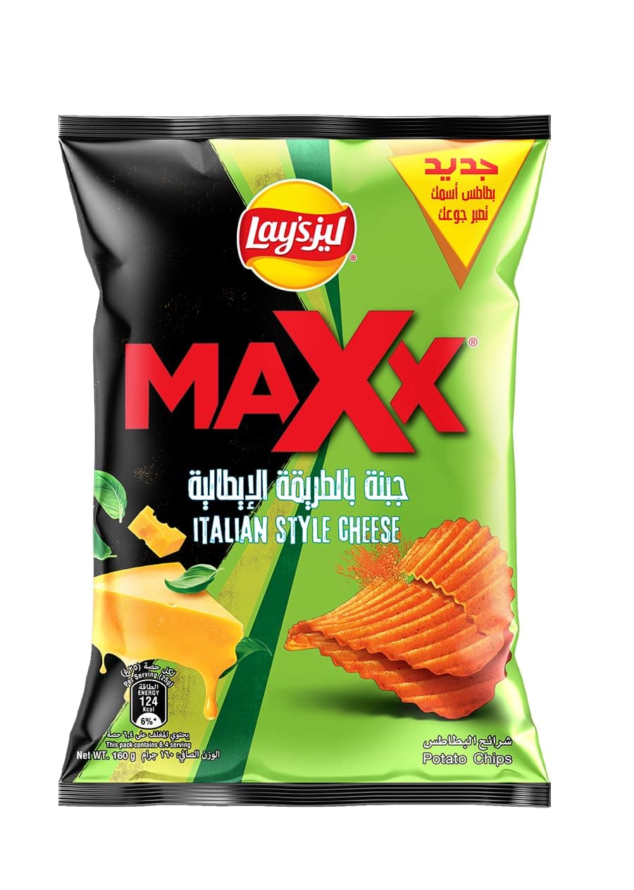 Lays Maxx Italian Style Cheese Potato Chips 160 g