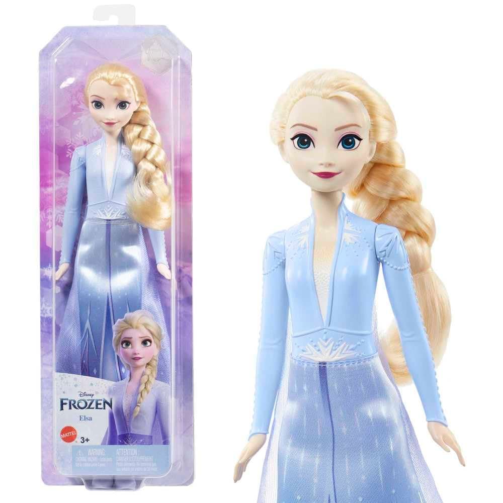 Disney Frozen Elsa Fashion Doll and Accessory Toy Inspired by the Movie Disney Frozen 2 | Posable Doll in Signature Travel Outfit with Cape, Skirt & Boots and Braided Hair, Inspired by Disney Frozen 2
