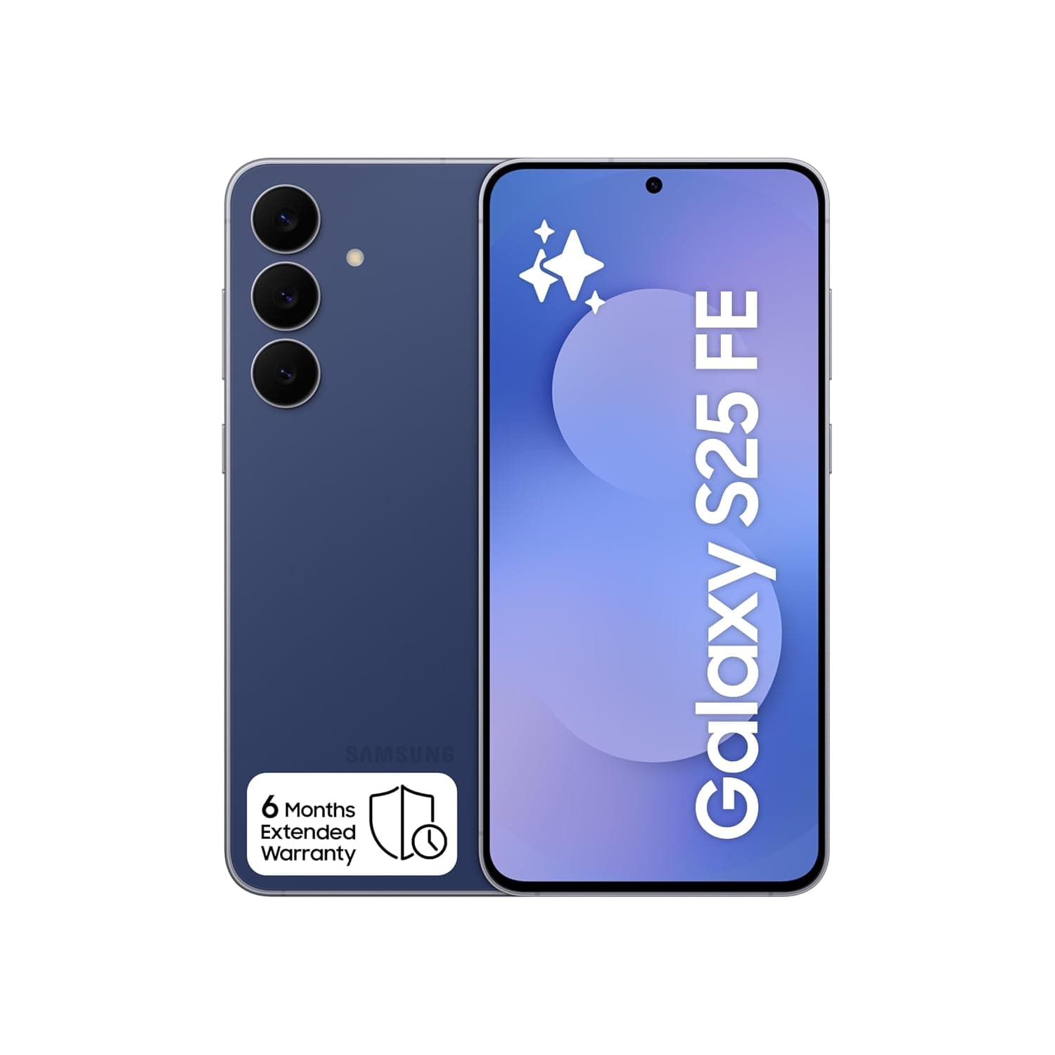 Samsung Galaxy S25 FE AI Phone, Navy, 8GB RAM, 256GB Storage, 50MP Camera, 6.7’’ Display, Slim & Lighter Design, Exclusive 6 Months Extended Manufacturer Warranty (KSA Version)