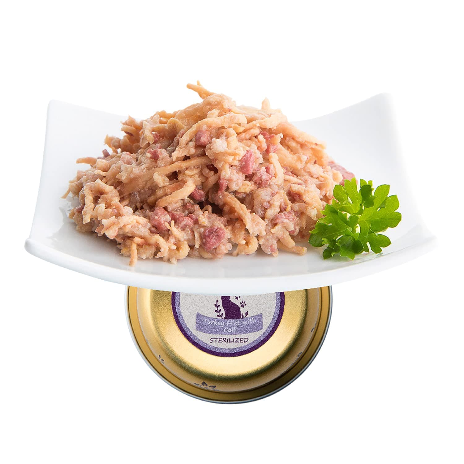 Nuevo Adult Sterilized Turkey Filet and Calf Wet Cat Food 85 g