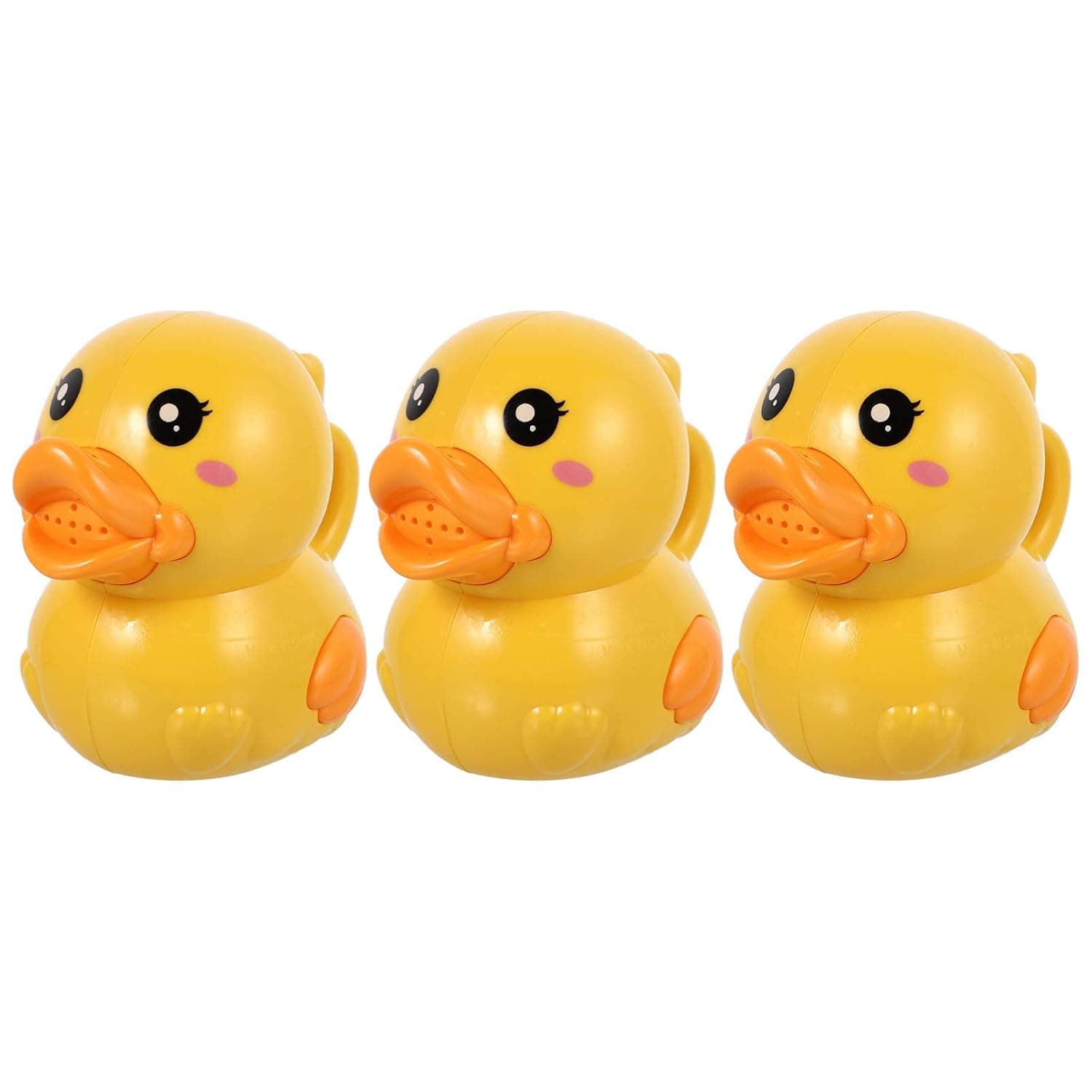3pcs Water Spray Toy Yellow Duck Baby Bath Toys for Infant Toddlers Sprinkler Toy Fun Bath Time