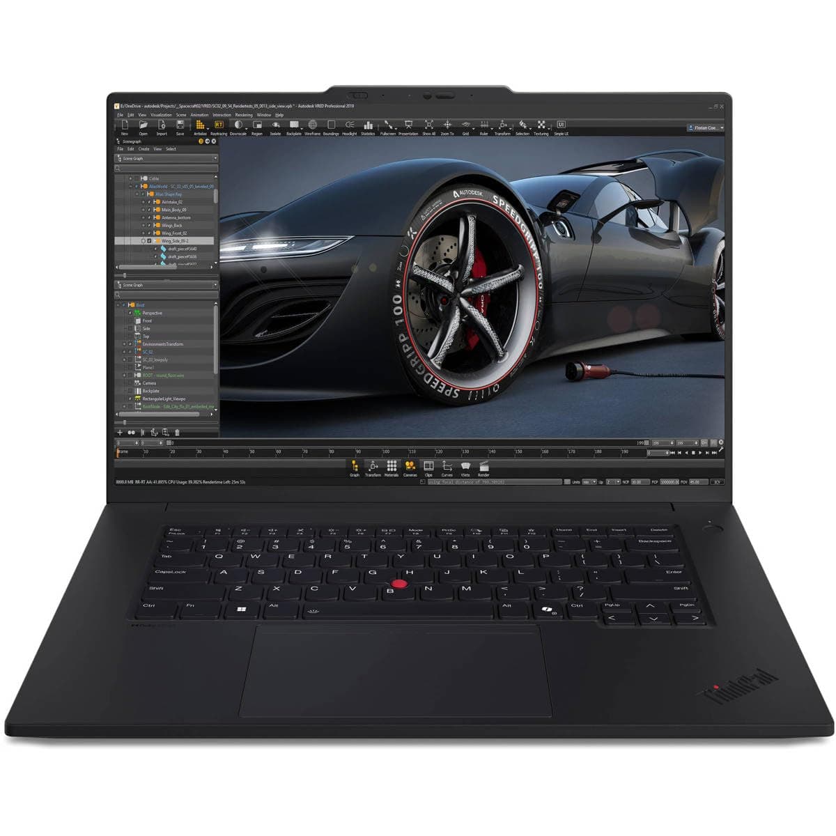 Lenovo ThinkPad P1 Gen 7 21KV0000US 16" Mobile Workstation - WQXGA - Intel Core Ultra 7 155H - Intel Evo Platform - 32 GB - 1 TB SSD - English Keyboard - Black