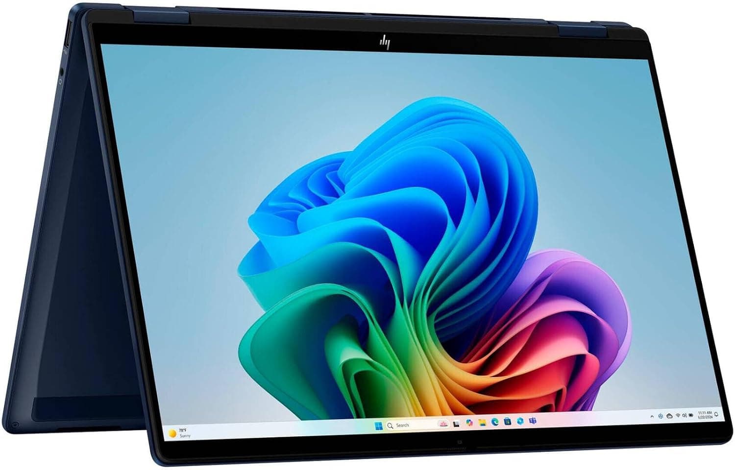 HP Omnibook X-Flip 14-FM0013DX Laptop, 14" 2K IPS LED Touch Display, Intel Core Ultra 5 226V Processor, 16GB RAM, 512GB SSD, Intel Arc 130V Graphics, ENG Keyboard, Win11, Atmospheric Blue