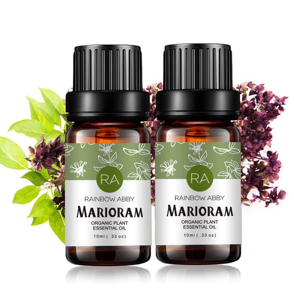 2-Pack Marjoram Essential Oil 100% Pure Oganic Plant Natrual Flower Essential Oil for Diffuser Message Skin Care - 10ML