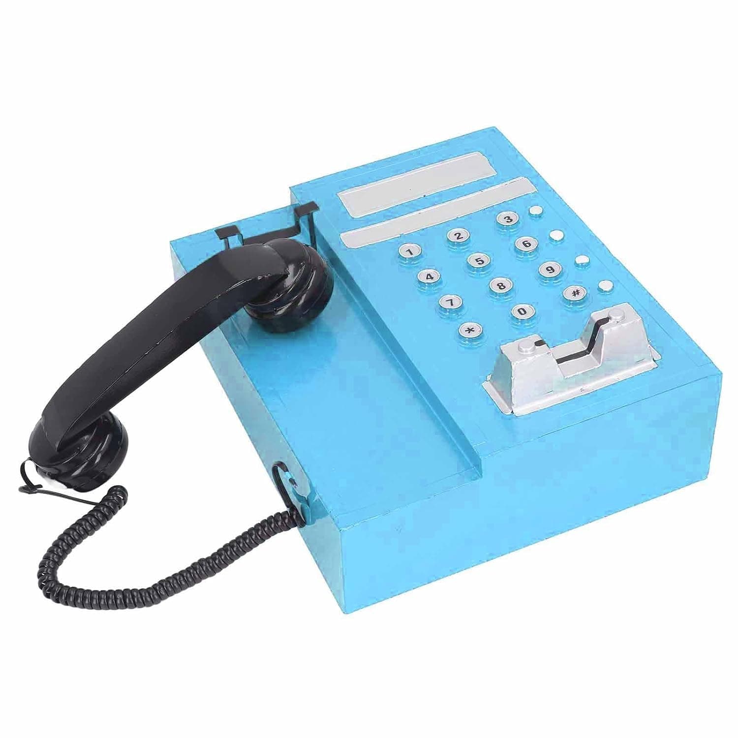 Vintage Phone Model, Simulation Stylish Retro Telephone Model Fine Crafted Decorative for Role Play for Home Decor (Genericg9p71q0n2k-11)
