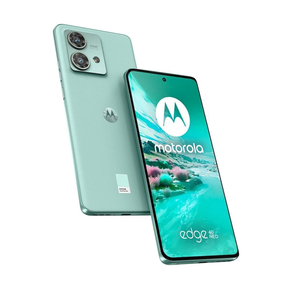 Motorola Edge 40 Neo Dual-SIM 256GB ROM + 12GB RAM (Only GSM | No CDMA) Factory Unlocked 5G Smartphone (Soothing Sea) - International Version