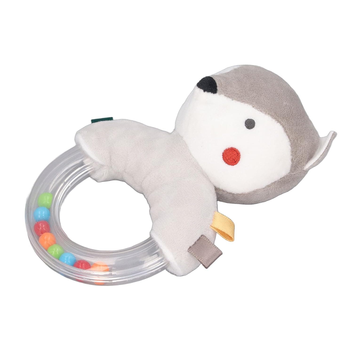 Generic Baby Rattles Ring, Soft Bright Color Infant Rattles Ring for Daily Life (Type A)