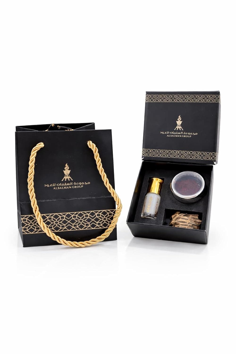 Tawziaat ul Eid VIP Luxury Gift Set with 5g Oud, 1g Saffron & ¼ Tola Musk – Premium Ramadan & Eid Gift, Limited Edition Luxury VIP Present
