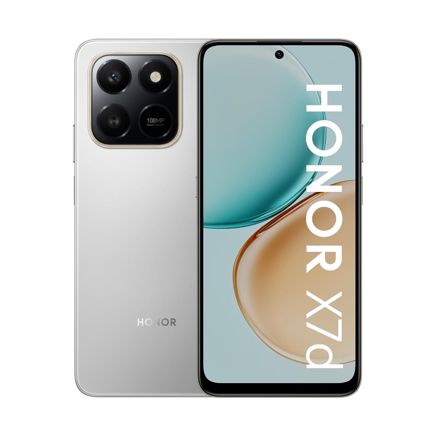 Honor X7d 8GB RAM 256GB Dual SIM 4G Meteor Silver- Middle East Version