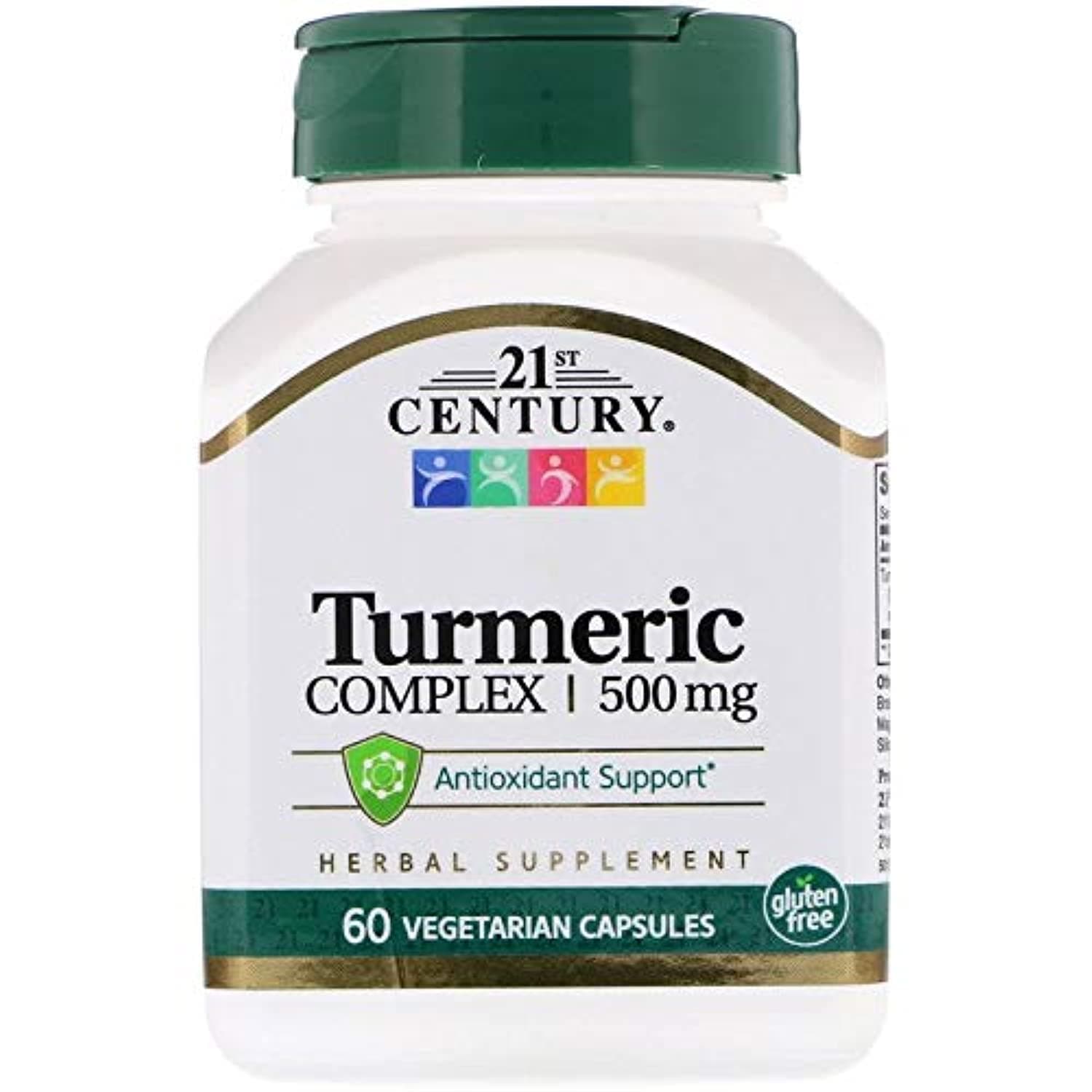 21st Century, Turmeric Complex, 500 Mg, 60 Veggie Caps
