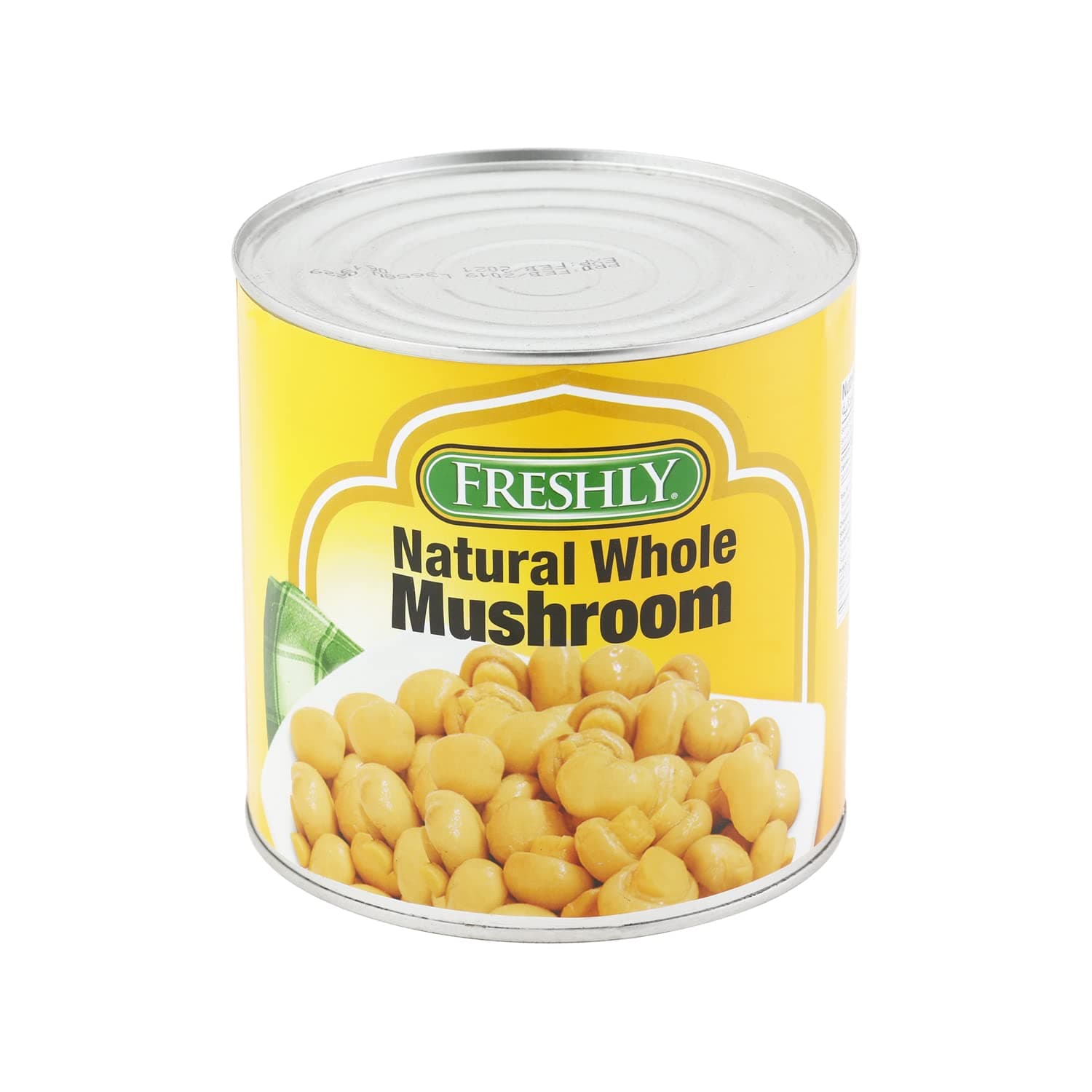 Freshly Natural Whole Mashroom, 2500g