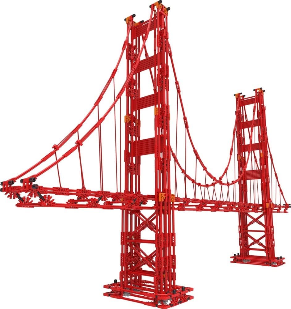 KNEX Architecture: Golden Gate Bridge (4 Case Pack shipping from China Spring 2022)