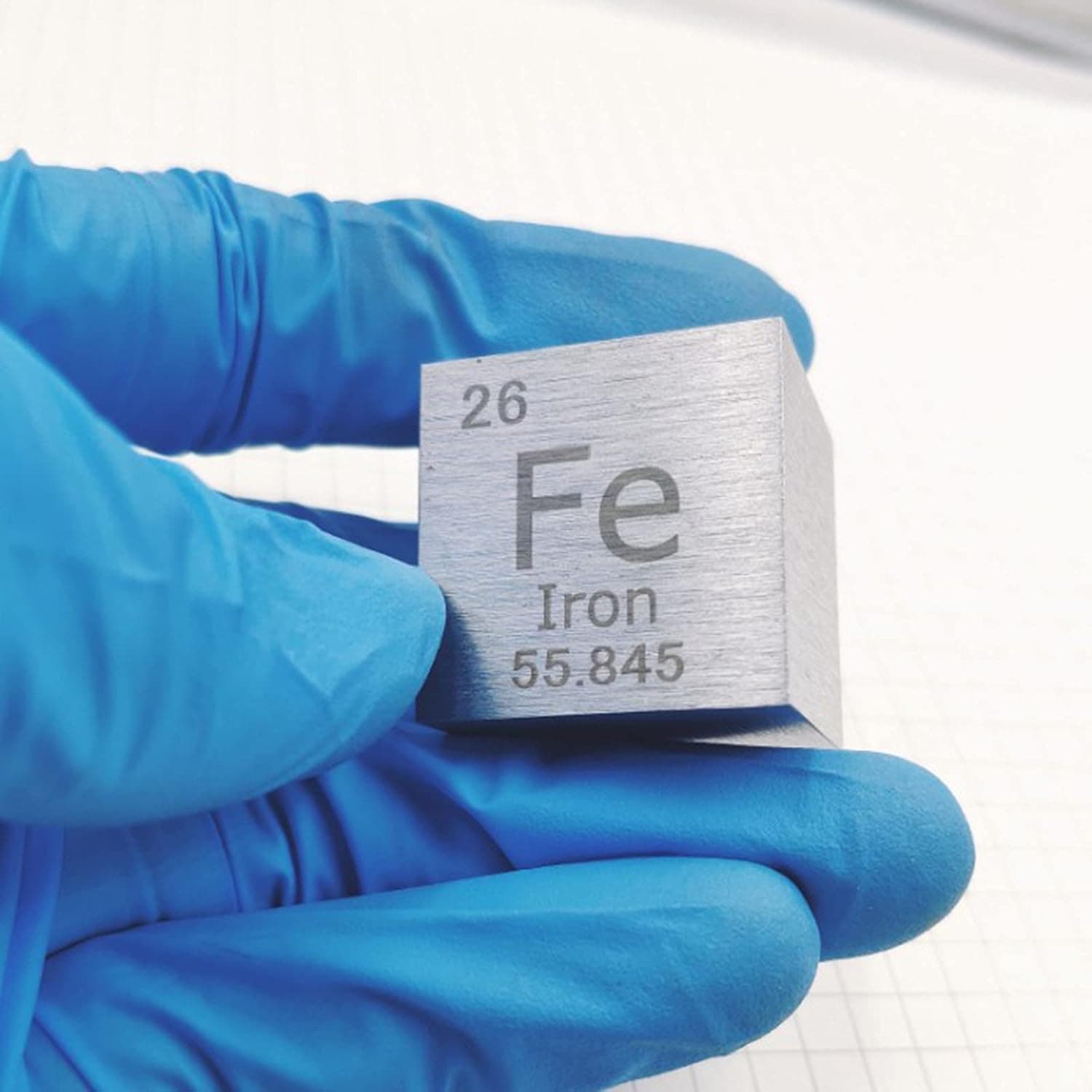 1 inch Iron Metal Cube 99.99% Pure for Lab Experiment Material, Personal Hobbies and Collection