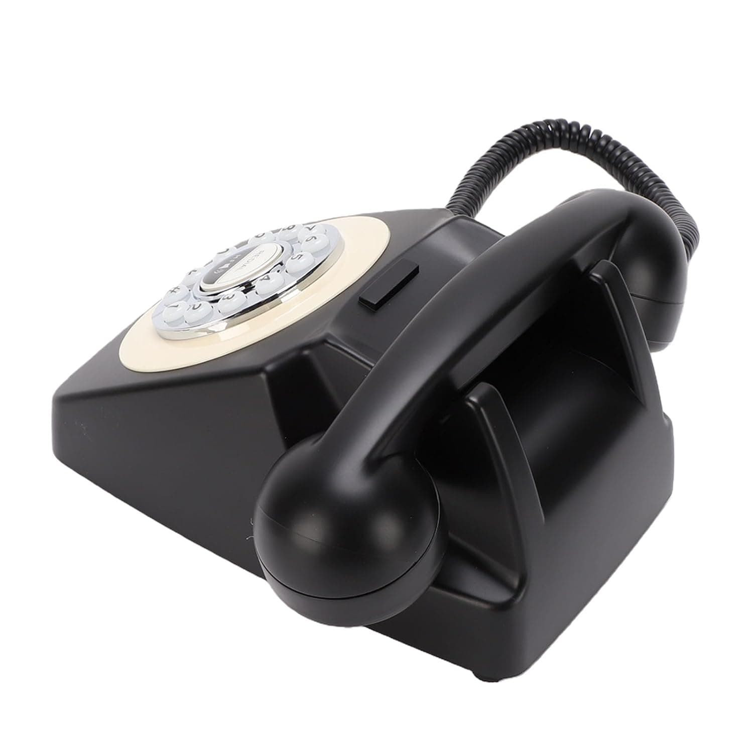 Yctze Retro Bluetooth Phone, Vintage Style Desk Telephone, Bluetooth Phone with Modern Technology & Speakerphone Function, Ideal for Android OS Smartphones & Home Business Use (Black)
