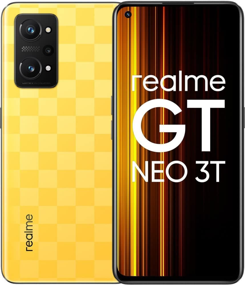 Realme GT Neo 3T 5G (Dash Yellow, 6GB RAM, 128GB Storage)