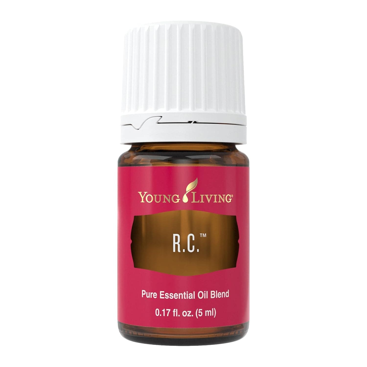 Young Living R.C. Essential Oil 5ml | Invigorating Blend with Eucalyptus, Myrtle, & Pine | Aromatherapy Diffuser for Home | Relaxation & Self Care Gifts for Women