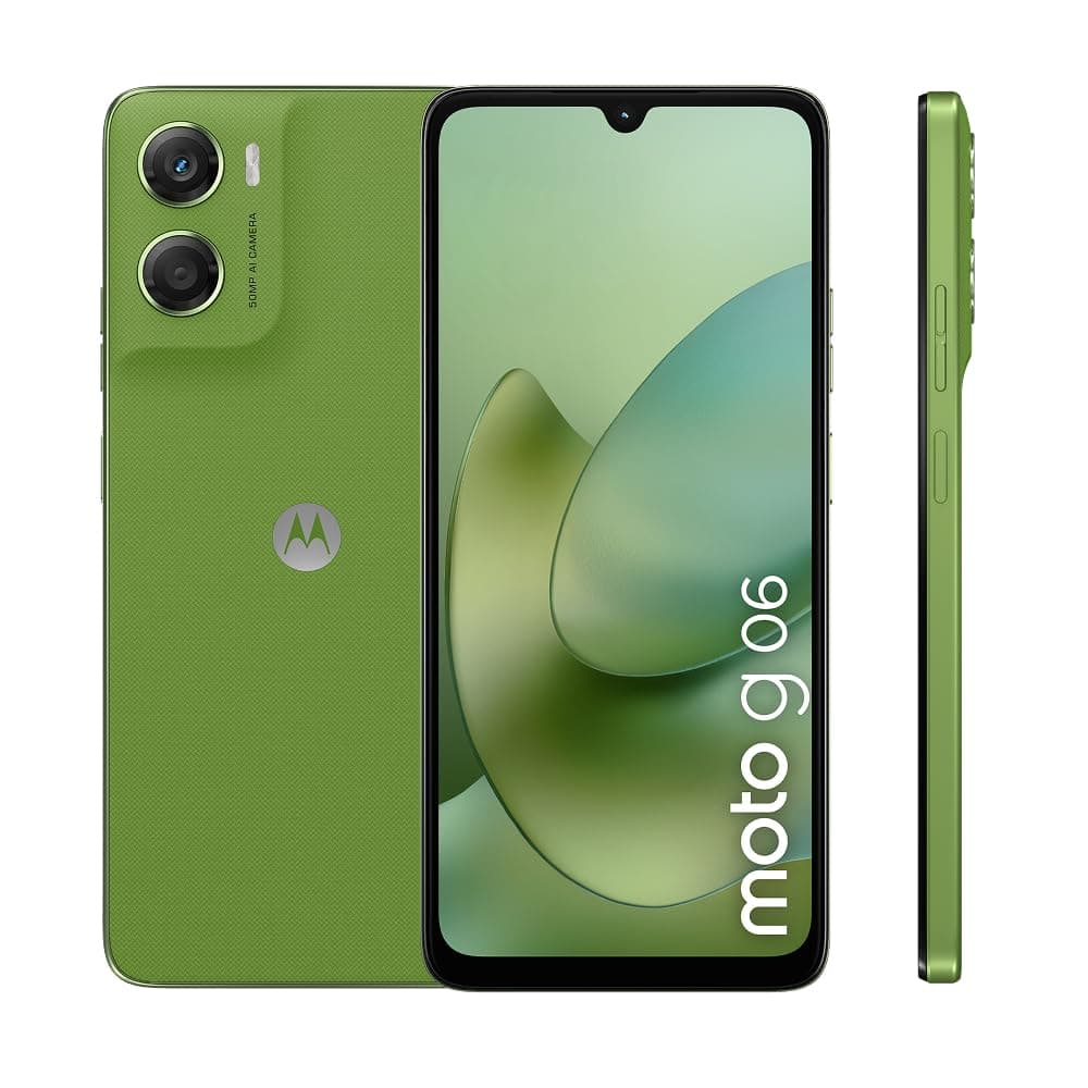 MOTOROLA G06 4G, 4+8GB RAM Boost, 128 GB ROM, MTK Helio G81 Extreme, 6.88" Super HD Display 120Hz, Android 15, PANTONE Tendril