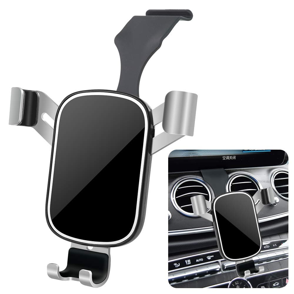 حامل هاتف للسيارة لسيارة مرسيدس بنز الفئة E E300 E350 E450 E220d 2018-2023 CLS CLS300 CLS350 CLS450 ملحقات السيارات للديكور الداخلي حامل الهاتف