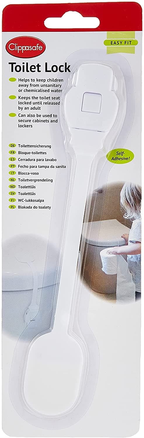 Clippasafe Baby/Kids/Child Safety Premium Toilet Lock