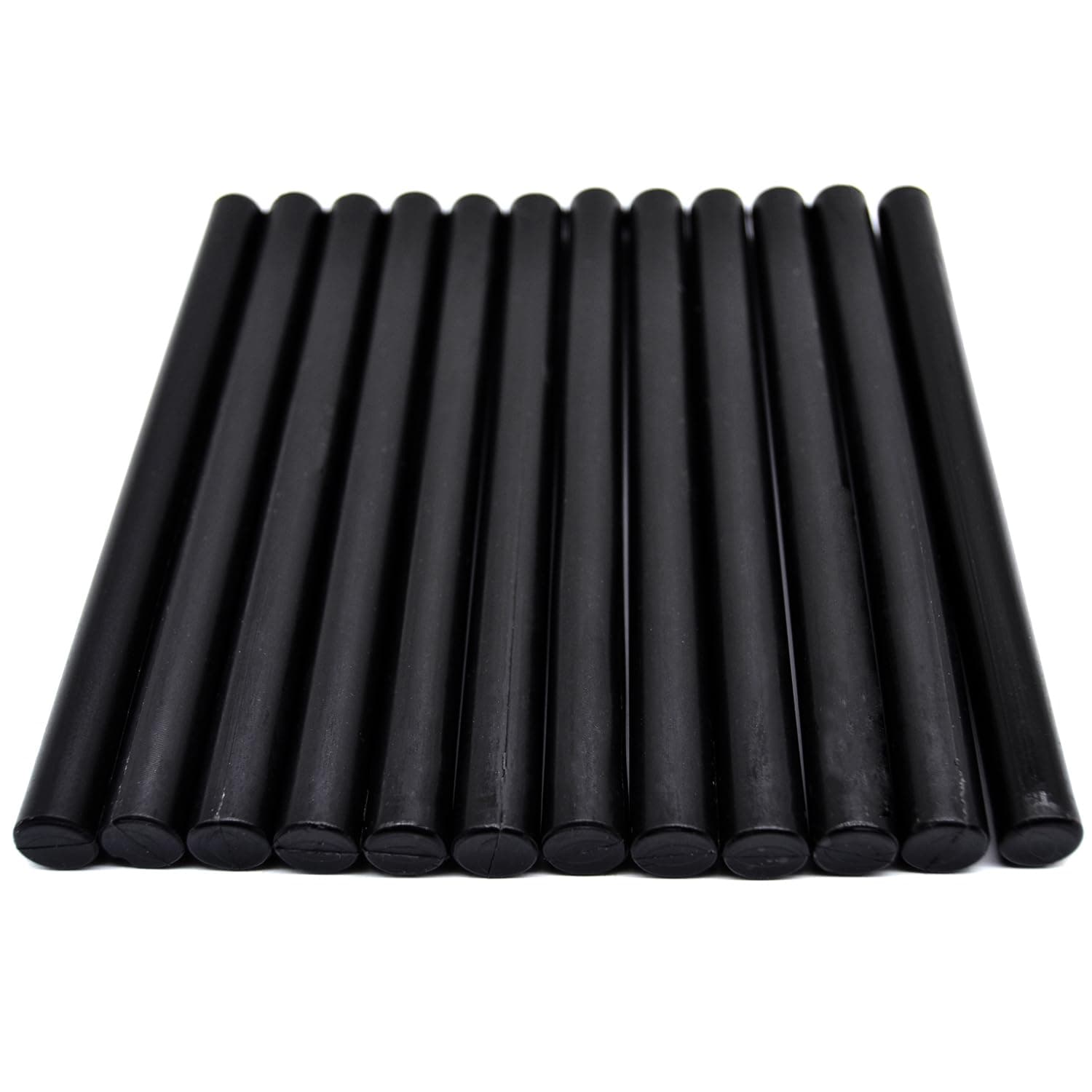Black Glue Gun Sealing Wax Stick - Large - Pack of 12 | 0.4-inch diameter, Used for Documents Sealing, Gift Wrapping Party Invitation Halloween Decoration