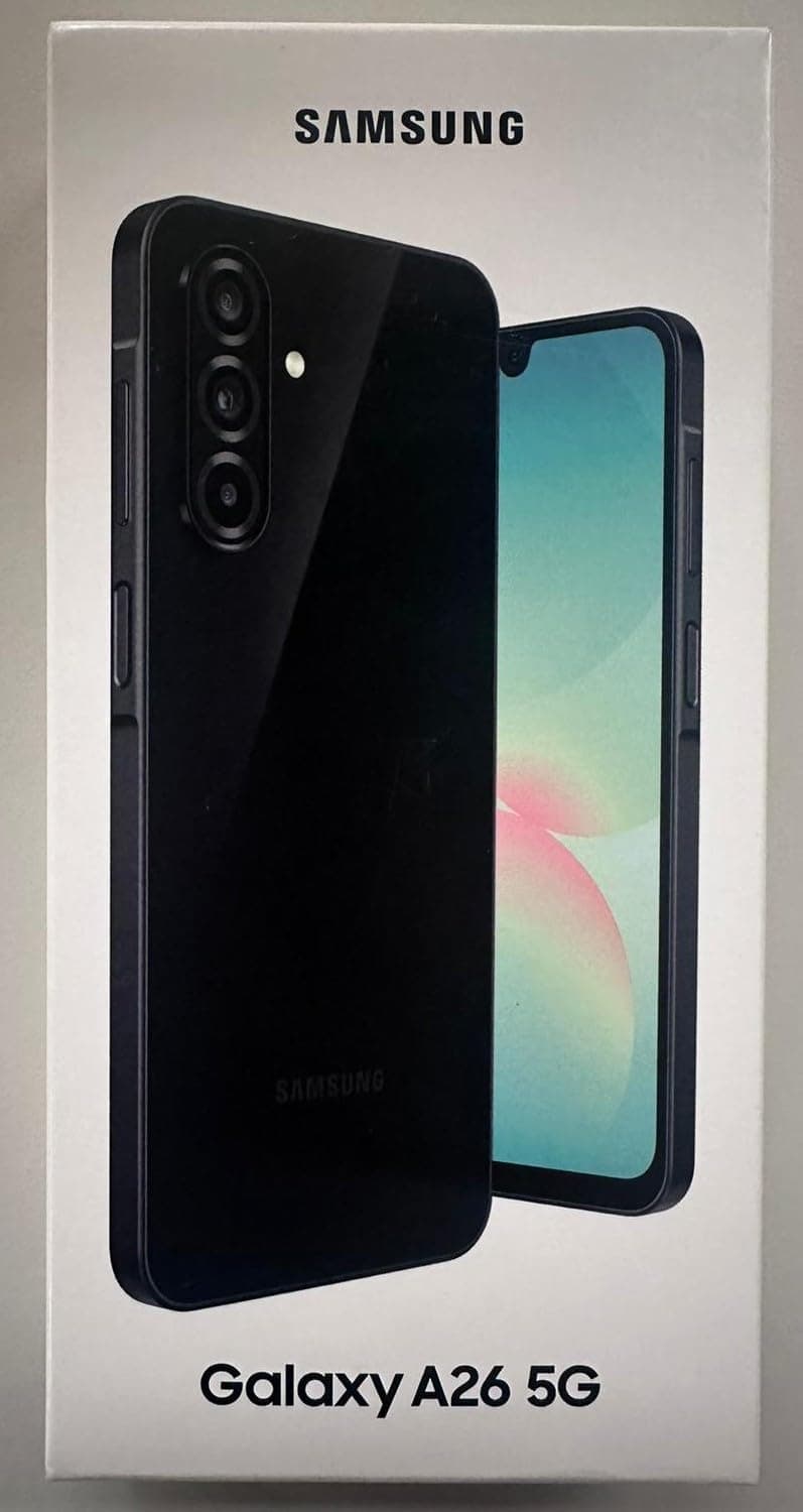 Samsung Galaxy A26 Dual-SIM 256GB ROM + 8GB RAM (GSM Only | No CDMA) Factory Unlocked 5G Smartphone (Black) - International Version