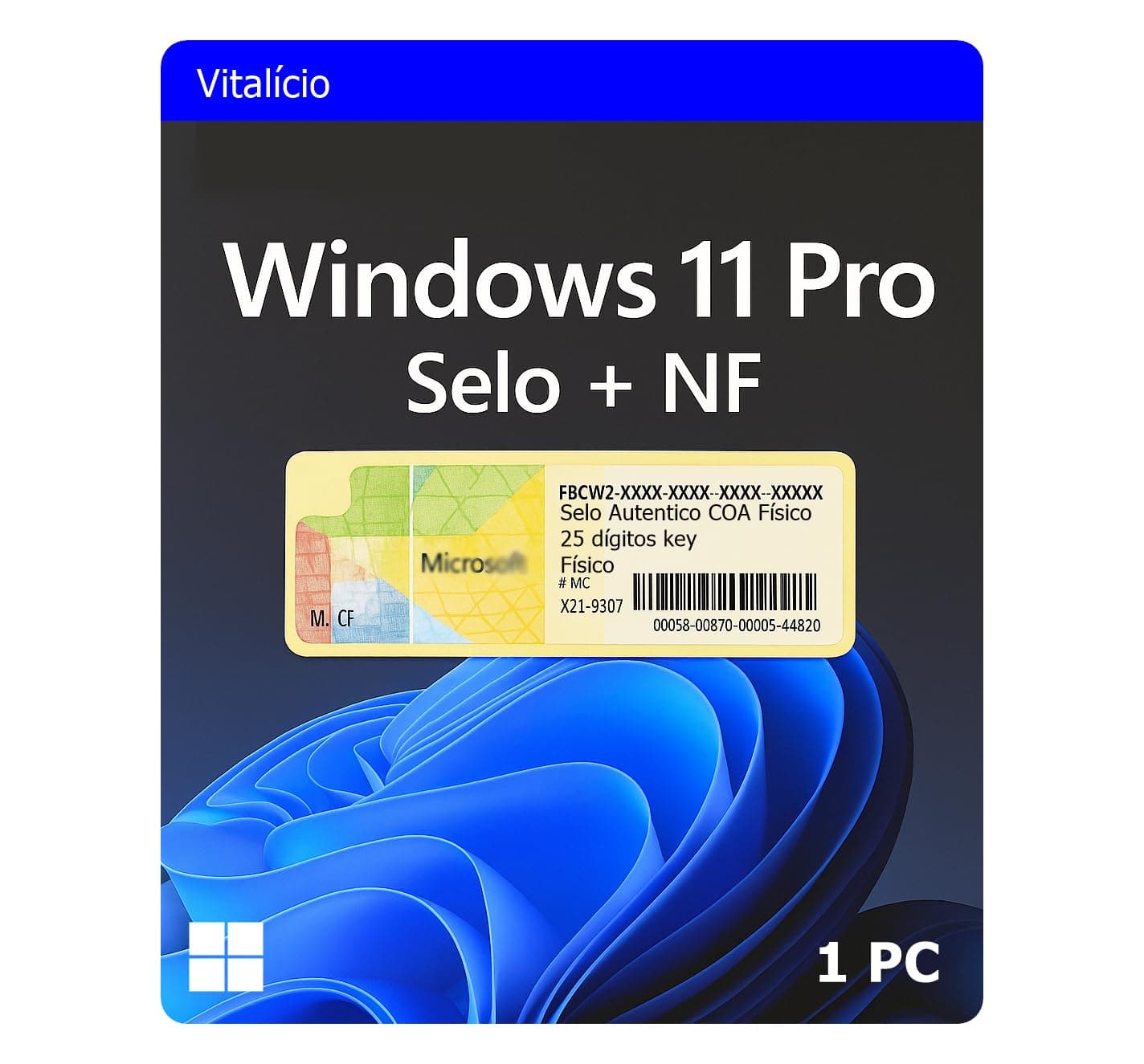 Windows 11 Pro 32/64-bit, Serial/Lifetime License - Via Microspartner
