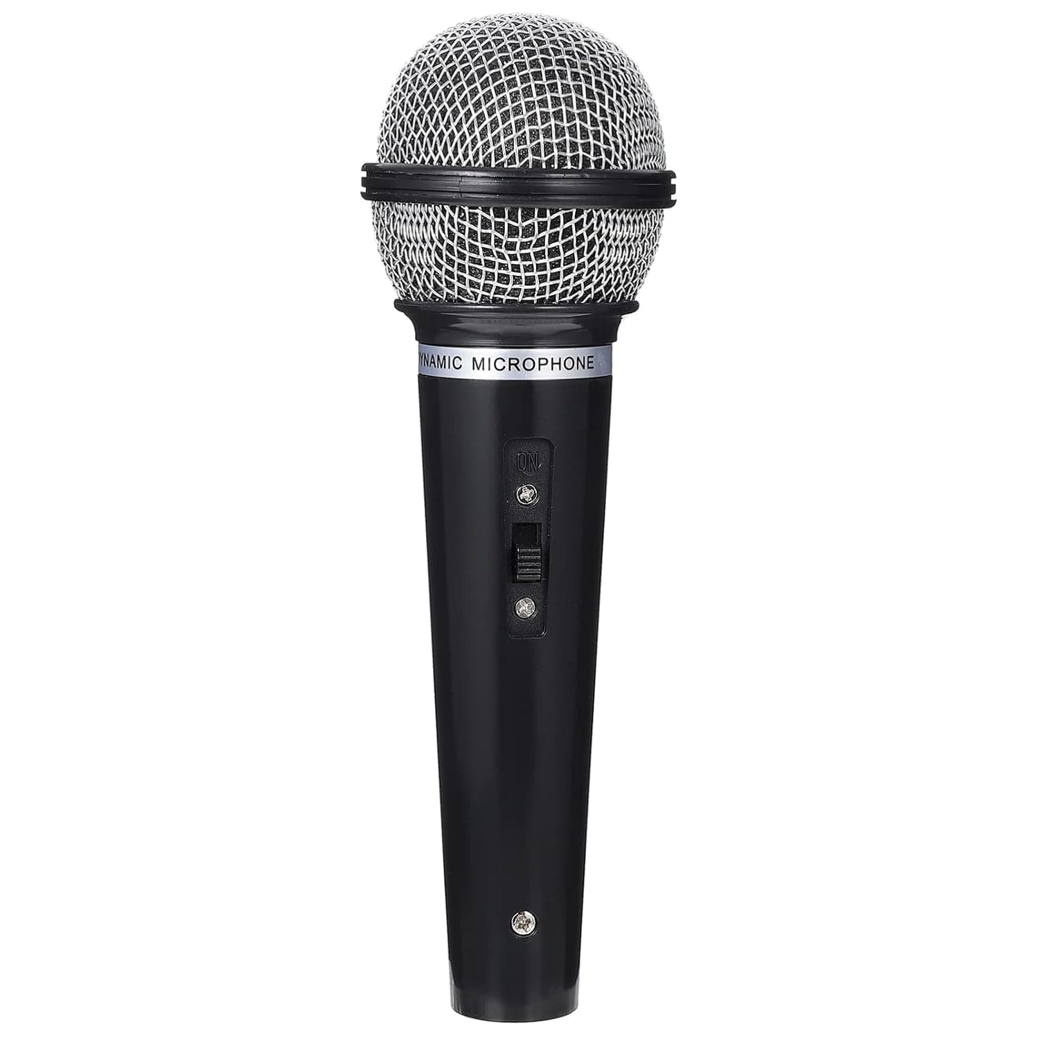 Toyvian Fake Microphone Prop, Plastic Pretend Microphone Toy, Simulate Speech Practice Microphone for Kids, Stage Mic Prop for Boys Girls Karaoke Halloween Props Costume Party Favors
