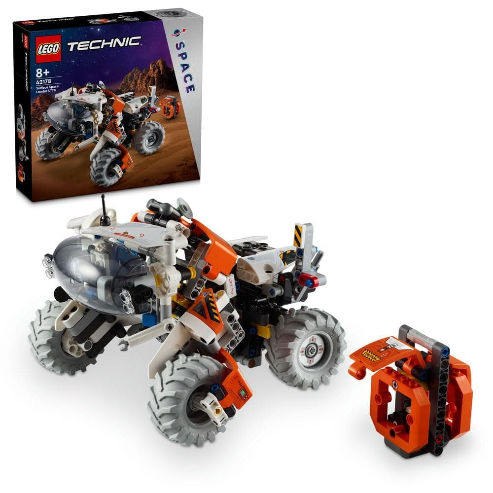 LEGO Technic Surface Space Loader LT78 Toy Playset for 8 Plus Year Old Kids, Boys & Girls, Vehicle Building Set with Crane for Independent Exploration Play, Birthday Gift Idea 42178