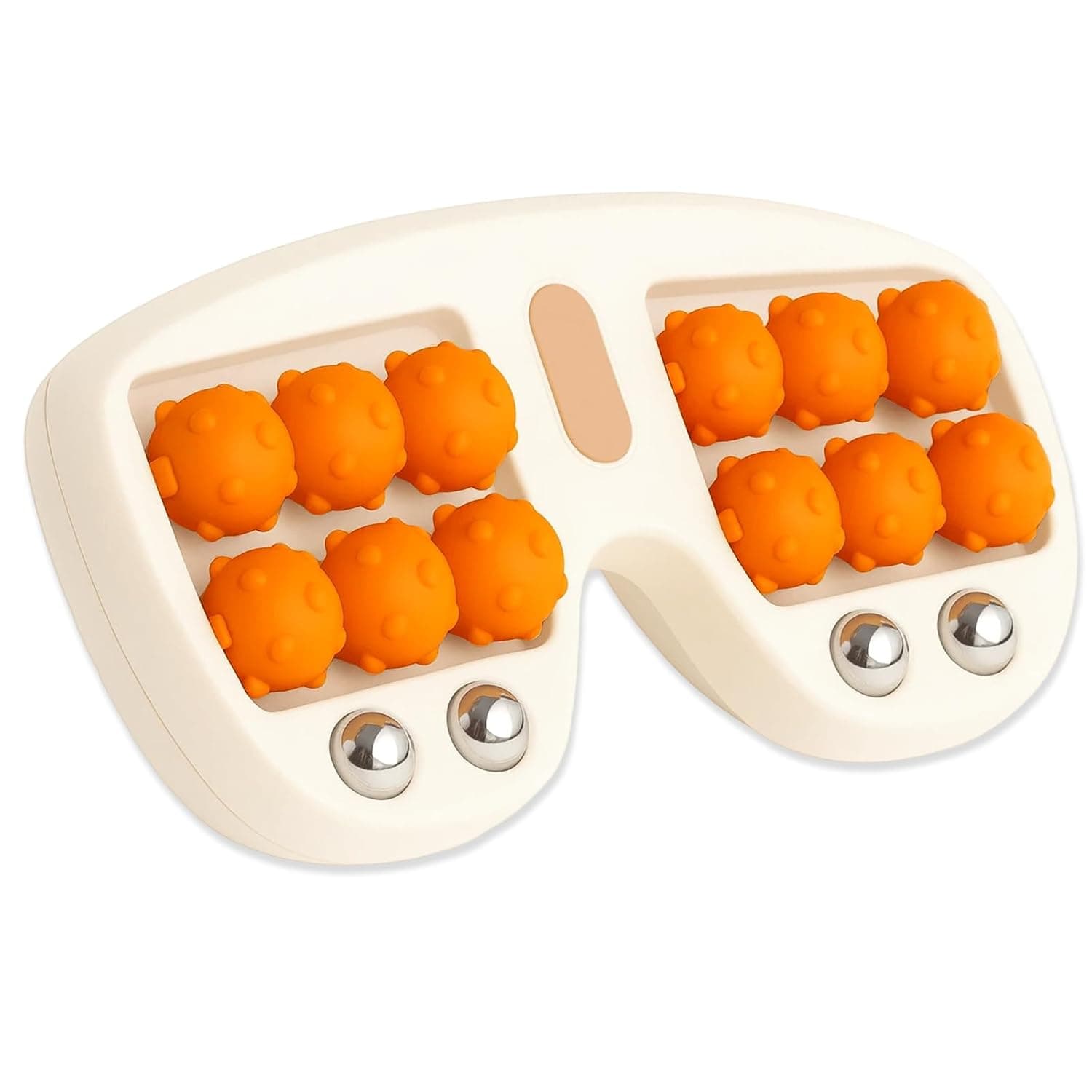 Foot Massage Roller, Orange Therapeutic Fascia Roller for Foot Massage, Heel Spurs Massager and Fascia Roller Foot, Ideal for Foot Care and Relaxation