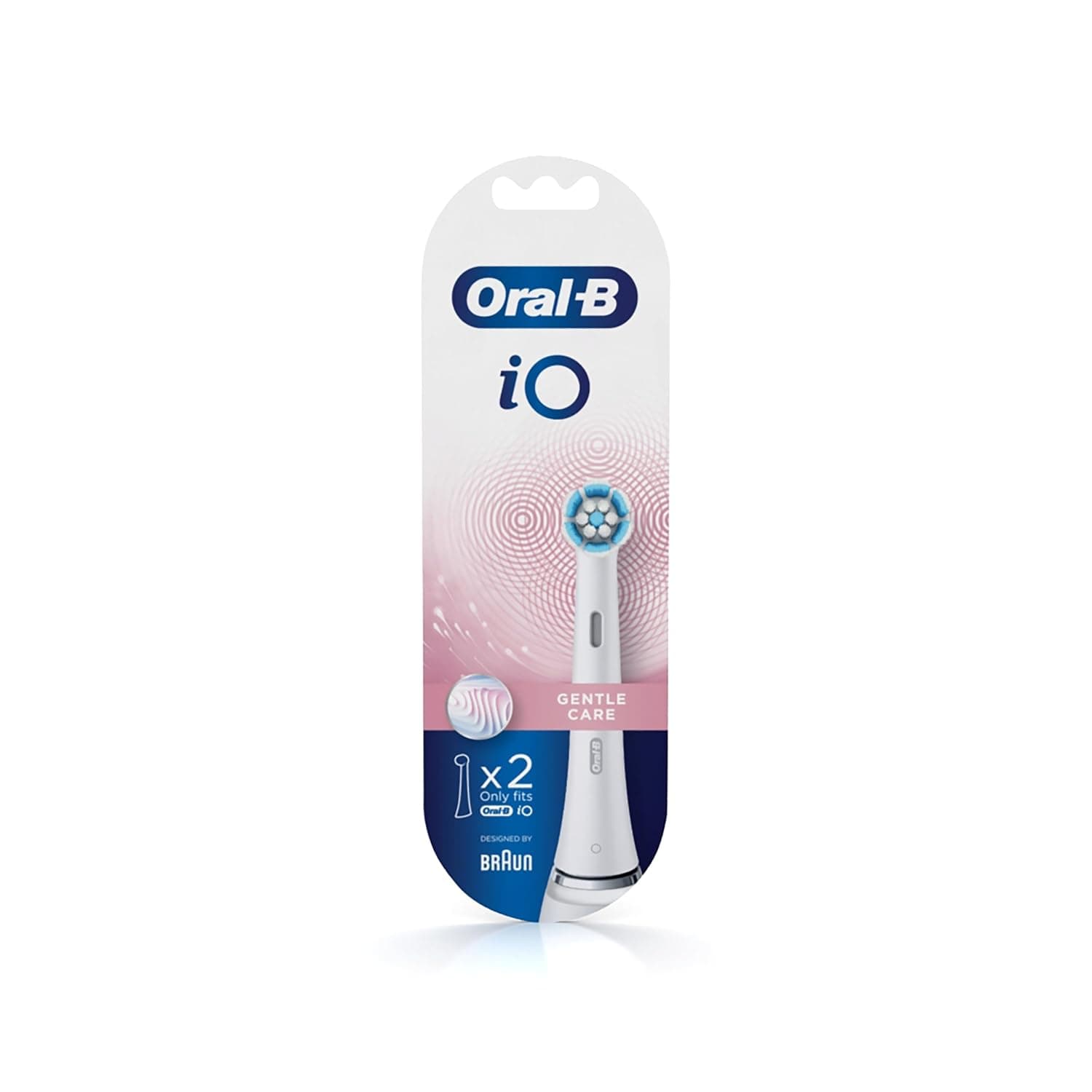 Oral-B iO Gentle Care Rechargeable Electric Toothbrush Replacement Heads, 2 Count