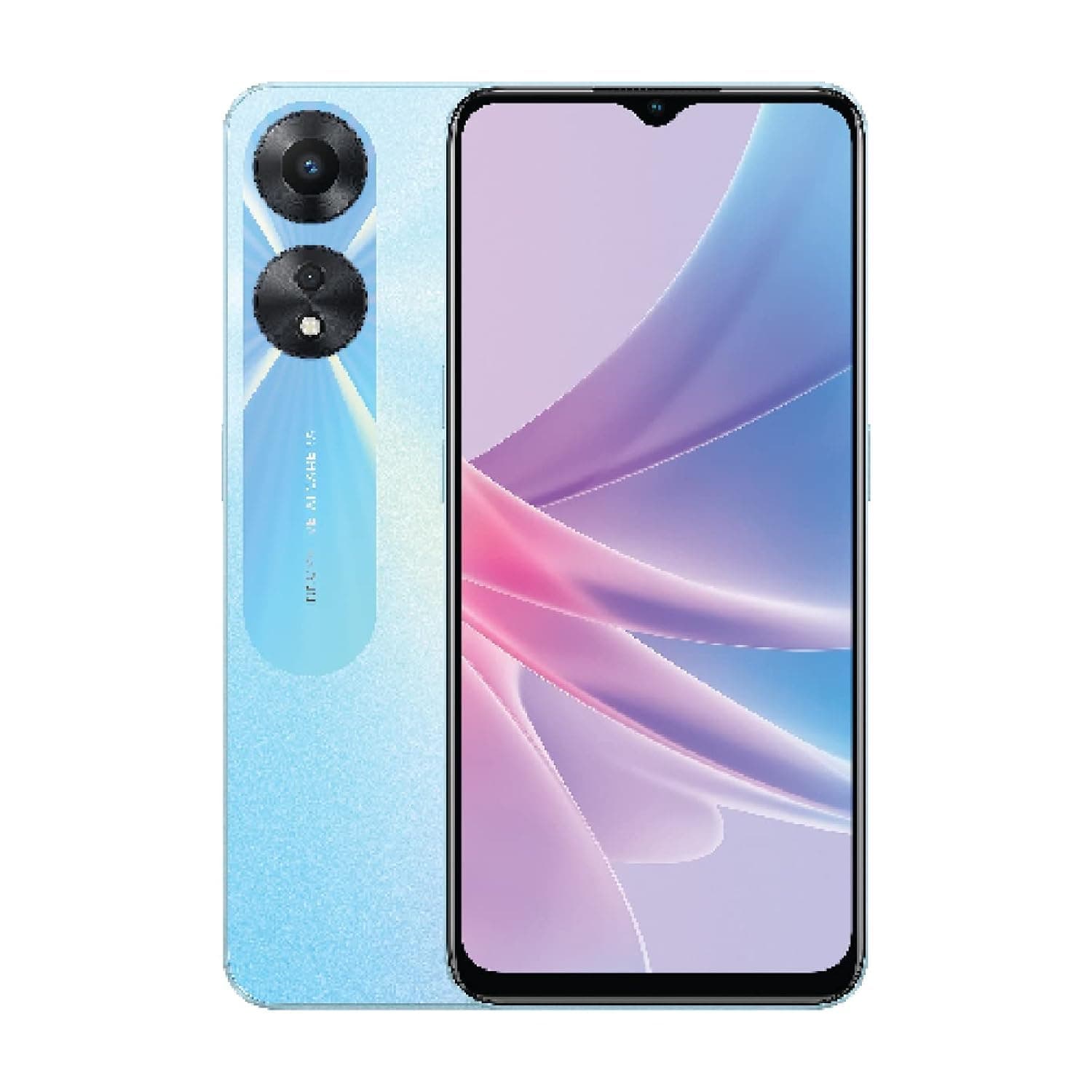 Oppo A78 Dual-SIM 128GB ROM + 4GB RAM (GSM only | No CDMA) Factory Unlocked 5G SmartPhone (Glowing Blue) - International Version