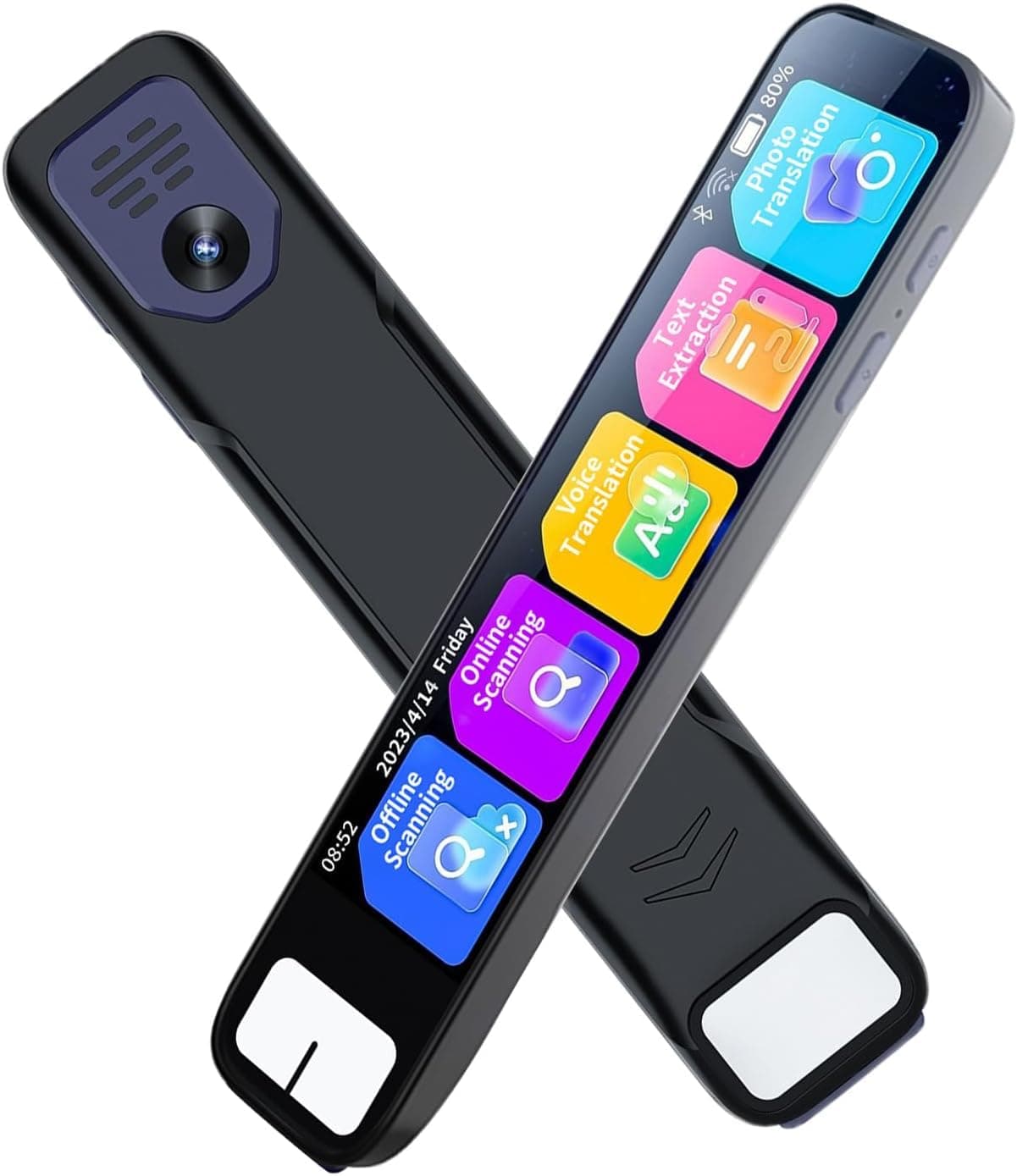 OCR Translation Pen, Upgrade Translator Pen Reading Tool for Dyslexia, Offline Scanning Device, Text to Speech Reader Pen, Language Translator Smart Pen with Voice & Online Photo Translation