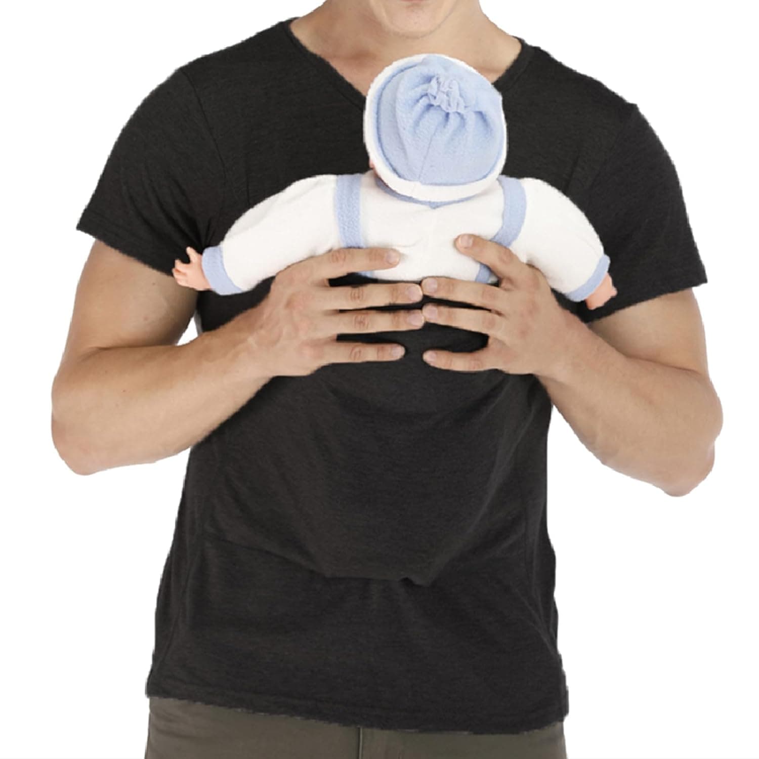 amropi Men's Baby Wrap Shirt for Men Shirt