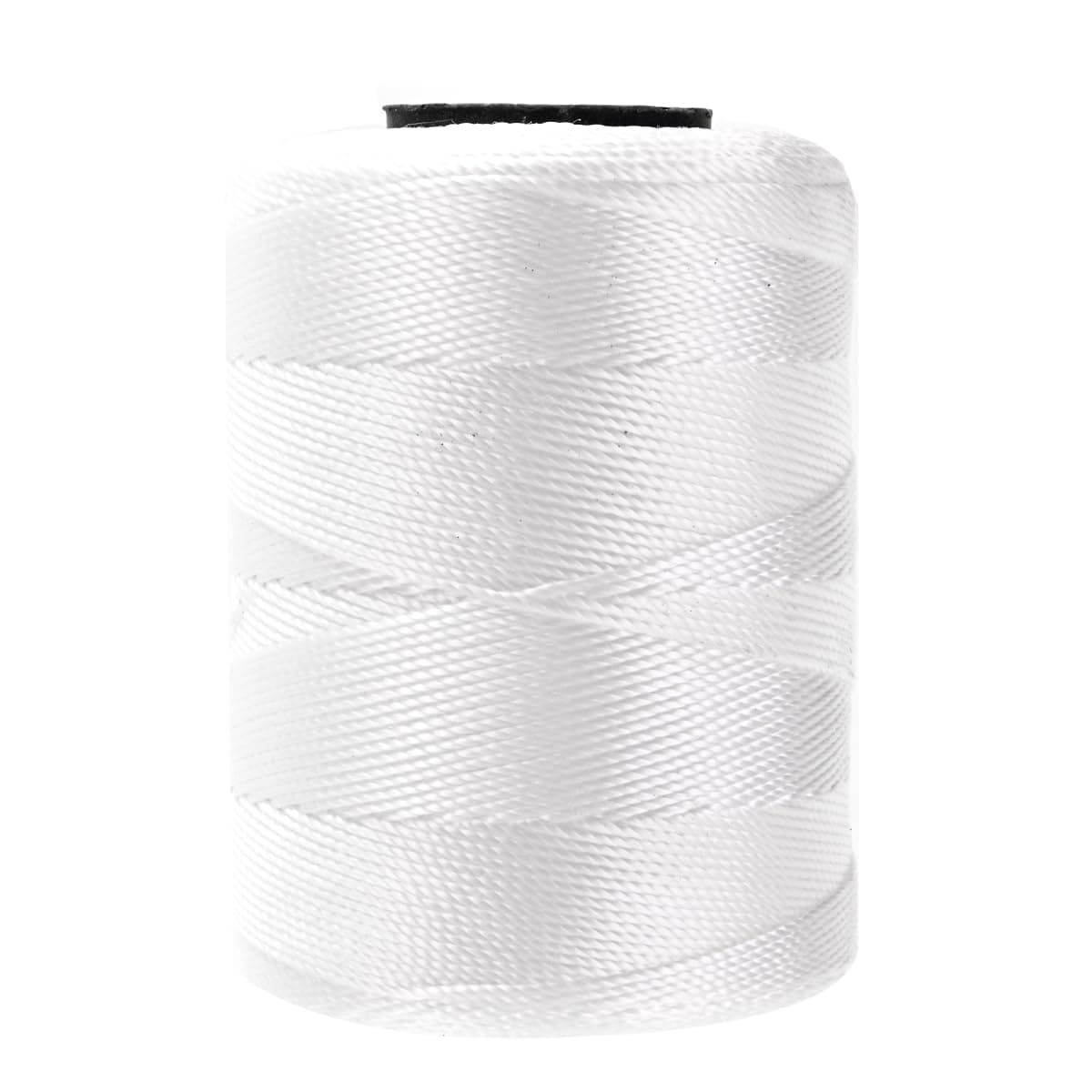 Lawazim White Cotton Twine - 140g, 1.3mmx130m - Twisted Cotton String Roll for Crafts, Gift Wrapping, Plant Hanging, Gardening, Packing, Bundling, and DIY - Soft Twine Spool for Home and Office Use