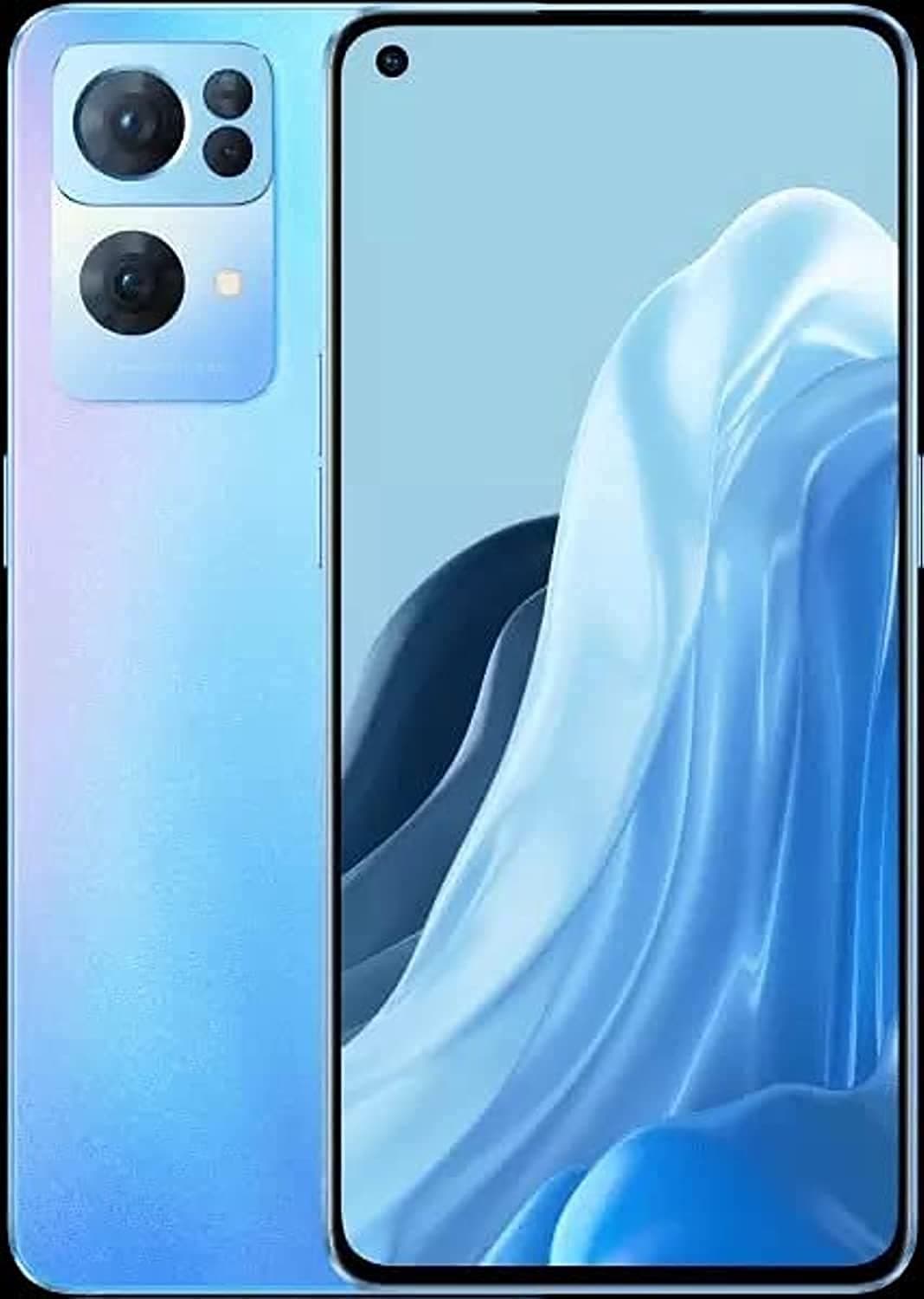 Oppo Reno7 5G Dual-SIM 256GB ROM + 8GB RAM (GSM | CDMA) Factory Unlocked 5G SmartPhone (Startrails Blue) - International Version